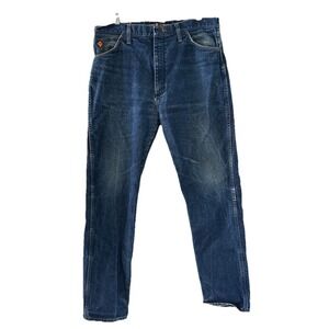 Wrangler FR Fire Resistant Denim Jeans Men's 36X34 HRC2 2112 Workwear Read